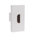 GNIAZDO HDMI MACLEAN,  POJEDYNCZE, BIAŁE, MCE720W