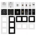 GNIAZDO HDMI MACLEAN,  POJEDYNCZE, CZARNE, MCE720B