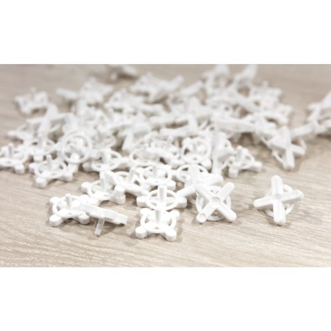 KRZYŻYKI DYSTANSOWE Z KÓŁKIEM 1.5 MM, 100 SZT. KRZYŻYKI DYSTANSOWE Z KÓŁKIEM 1.5 MM, 100 SZT.