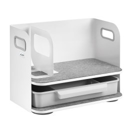 ORGANIZER BIURKOWY Z SZUFLADĄ ERGO OFFICE, BIAŁY, MAx. 10KG, ER-440