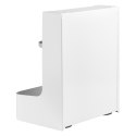 POJEMNIK  PODBIURKOWY / ORGANIZER Z  PÓŁKĄ NA AKCESORIA ERGO OFFICE, BIAŁY, MAx. 5KG, ER-442