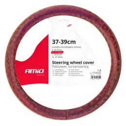 POKROWIEC NAKŁADKA NA KIEROWNICĘ SAMOCHODOWĄ M 37-39CM SWC-33-M AMIO-02806
