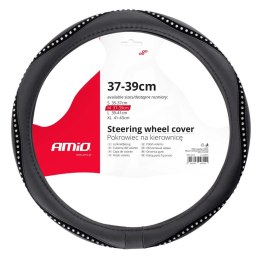 POKROWIEC NAKŁADKA NA KIEROWNICĘ SAMOCHODOWĄ M 37-39CM SWC-34-M AMIO-02807