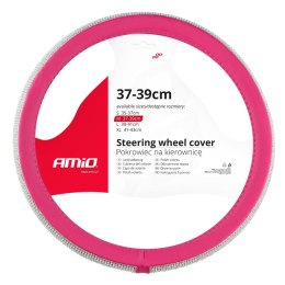 POKROWIEC NAKŁADKA NA KIEROWNICĘ SAMOCHODOWĄ M 37-39CM SWC-36-M AMIO-02809