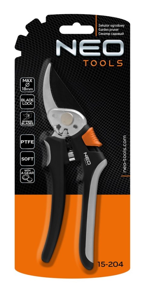 SEKATOR BY- PASS 200 MM, ZAKRES DO 18 MM, Z PRZEKŁADNIĄ SEKATOR BY- PASS 200 MM, ZAKRES DO 18 MM, Z PRZEKŁADNIĄ