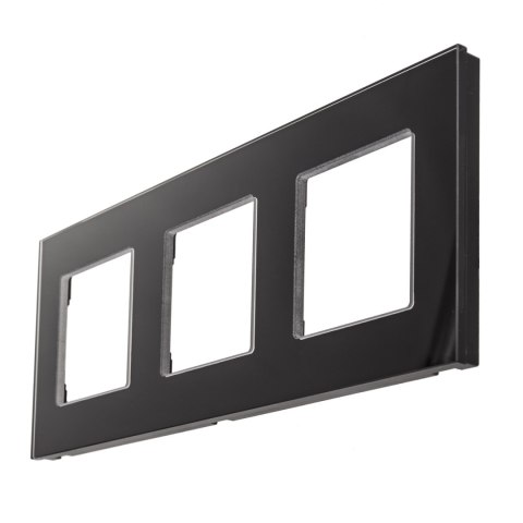SZKLANA RAMKA MACLEAN, POTRÓJNA, CZARNA, 228x86MM, MCE731B SZKLANA RAMKA MACLEAN, POTRÓJNA, CZARNA, 228x86MM, MCE731B