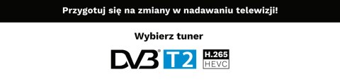 TUNER DVB-T2 HEVC H.265 MINI NA HDMI TUNER DVB-T2 HEVC H.265 MINI NA HDMI