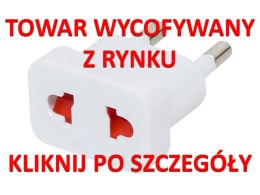 1052# WTYK SIECIOWY WTYK  PL/GNIAZDO USA MINI BIAŁY