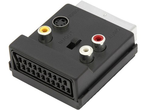 2566# ROZGAŁĘŹNIK WTYK SCART-1xGNIAZDO SCART+3RCA+SVHS+ PRZEŁĄCZNIK 2566# ROZGAŁĘŹNIK WTYK SCART-1xGNIAZDO SCART+3RCA+SVHS+ PRZEŁĄCZNIK