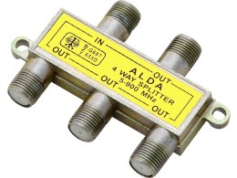 3104# ROZGAŁĘŹNIK F: SAT 4 WAY S PLITER ALDA