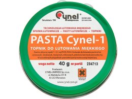 3284# PASTA LUTOWNICZA 40G CYNEL