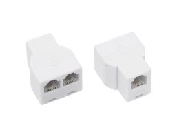 3309# ROZGAŁĘŹNIK TELEFONICZNY GNIAZDO-2GNIAZDO MOD 6 P4C