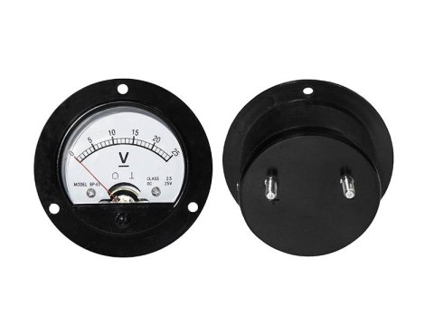 51-125# MIERNIK ANALOGOWY VOLTOMIERZ OKRĄGŁY 25V 51-125# MIERNIK ANALOGOWY VOLTOMIERZ OKRĄGŁY 25V