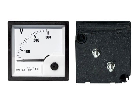 51-330# MIERNIK ANALOGOWY VOLTOMIERZ KWADRAT DUŻY 300V 51-330# MIERNIK ANALOGOWY VOLTOMIERZ KWADRAT DUŻY 300V