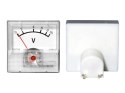 51-610# MIERNIK ANALOGOWY VOLTOMIERZ KWADRAT MINI 10V