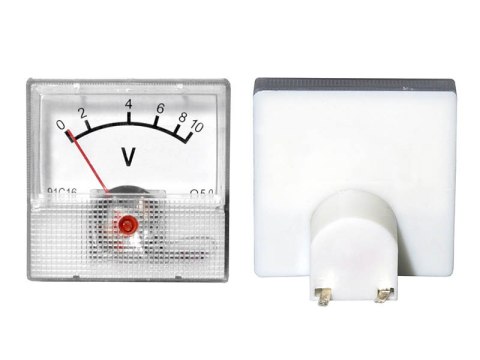 51-610# MIERNIK ANALOGOWY VOLTOMIERZ KWADRAT MINI 10V 51-610# MIERNIK ANALOGOWY VOLTOMIERZ KWADRAT MINI 10V
