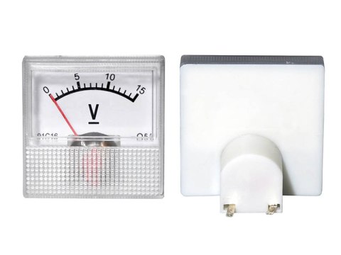 51-615# MIERNIK ANALOGOWY VOLTOMIERZ KWADRAT MINI 15V 51-615# MIERNIK ANALOGOWY VOLTOMIERZ KWADRAT MINI 15V