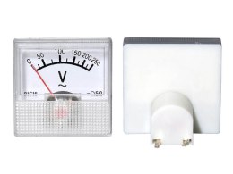 51-625# MIERNIK ANALOGOWY VOLTOMIERZ KWADRAT MINI 250V  PRĄD STAŁY