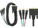 92-043# PRZYŁĄCZE DVI - 3RCA 3M