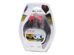 92-056# PRZYŁĄCZE HDMI-HDMI RED 4K 3.0M  PROSTE