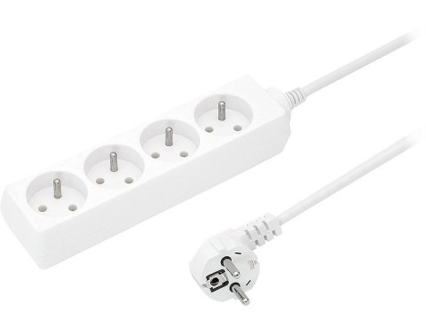 9709# PRZEDŁUŻACZ SIECIOWY PS-470 P 4-GNIAZDA Z UZIEMIENIEM 5M BIAŁY 3x1MM 9709# PRZEDŁUŻACZ SIECIOWY PS-470 P 4-GNIAZDA Z UZIEMIENIEM 5M BIAŁY 3x1MM