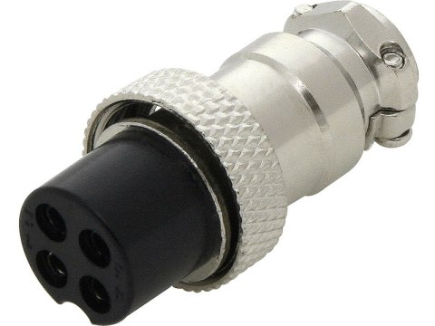 20-097# WTYK CB MIKROFONOWY 4 PIN NA KABEL 20-097# WTYK CB MIKROFONOWY 4 PIN NA KABEL