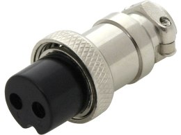 20-099# WTYK CB MIKROFONOWY 2 PIN NA KABEL