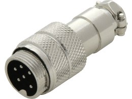 20-133# GNIAZDO CB MIKROFONOWE 6 PIN NA KABEL