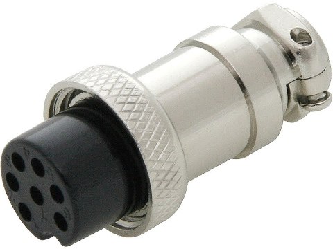 24-763# WTYK CB MIKROFONOWY 7 PIN NA KABEL 24-763# WTYK CB MIKROFONOWY 7 PIN NA KABEL
