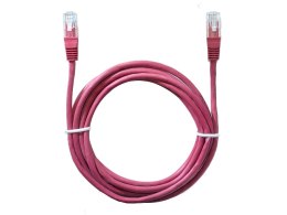 2743# PRZYŁĄCZE  PATCHCORD UT P 3,0M CZERWONY