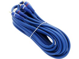4427# PRZYŁĄCZE 2xRCA 6MM 5M ZŁOTE  PROSTE