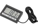 50-309# TERMOMETR MIERNIK TEM PERATURY LCD ZEWNĘTRZNEJ/WEWNĘTRZNEJ