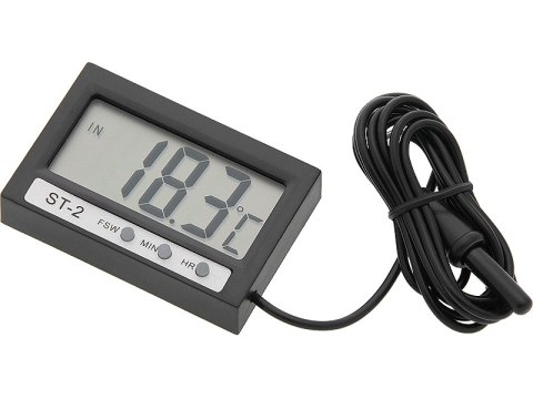 50-309# TERMOMETR MIERNIK TEM PERATURY LCD ZEWNĘTRZNEJ/WEWNĘTRZNEJ 50-309# TERMOMETR MIERNIK TEM PERATURY LCD ZEWNĘTRZNEJ/WEWNĘTRZNEJ