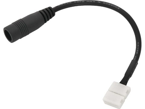 5718# KONEKTOR DO TAŚM LED ZŁĄCZKA 8MM KABEL GNIAZDO DC 2,1/5,5 5718# KONEKTOR DO TAŚM LED ZŁĄCZKA 8MM KABEL GNIAZDO DC 2,1/5,5