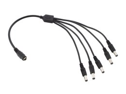 5830# KONEKTOR DO TAŚM LED GNIAZDO DC 2,1/5,5 -5 WTYKÓW