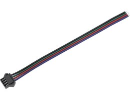 6270# KONEKTOR DO TAŚM LED ZŁĄCZE WTYK RGB Z  PRZEWODEM