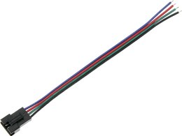 6291# KONEKTOR DO TAŚM LED ZŁĄCZE GNIAZDO RGB Z  PRZEWODEM