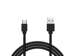 66-071# PRZYŁĄCZE USB A - MICRO B 1,0M CZARNE Hq BLISTER