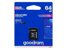 66-226# KARTA MICROSDxC 64GB+ADA PTER SD CL10GOODRAM UHS-I