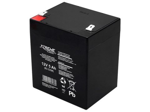 82-220# AKUMULATOR ŻELOWY 12V 5AH xTREME101x90x71_4,8 82-220# AKUMULATOR ŻELOWY 12V 5AH xTREME101x90x71_4,8