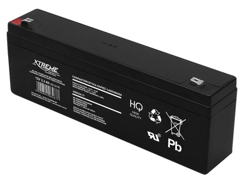 82-221# AKUMULATOR ŻELOWY 12V 2.3AH xTREME 177x64x35_4,8 82-221# AKUMULATOR ŻELOWY 12V 2.3AH xTREME 177x64x35_4,8
