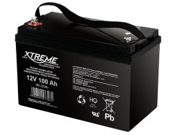 82-222# AKUMULATOR ŻELOWY 12V/100AH xTREME WAGA 29KG, 327x214x167_8