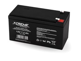 82-319# AKUMULATOR ŻELOWY 12V 7.2AH xTREME 152x96x65_6,5