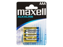 8643# BATERIA ALKALICZNA AAA 1.5 LR3 MAxELL 4SZT BLISTER