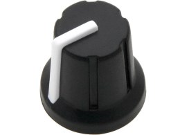 8690# GAŁKA  POTENCJOMETRU N-1 OŚ 6MM BIAŁA 16MM