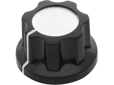 8804# GAŁKA POTENCJOMETRU BAKELITOWA CZARNA/SREBRNA ŚREDNICA 19MM 8804# GAŁKA POTENCJOMETRU BAKELITOWA CZARNA/SREBRNA ŚREDNICA 19MM