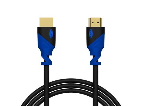92-638# PRZYŁĄCZE HDMI-HDMI BLUE PROSTE 3M 4K 92-638# PRZYŁĄCZE HDMI-HDMI BLUE PROSTE 3M 4K