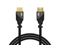 92-640# PRZYŁĄCZE HDMI-HDMI  PREMIUM 1.5M BLACK 4K 2.0