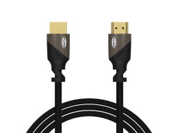 92-640# PRZYŁĄCZE HDMI-HDMI  PREMIUM 1.5M BLACK 4K 2.0
