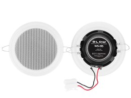 30-715# GŁOŚNIK SUFITOWY WS-135 100MM 15W/8OHM BIAŁY